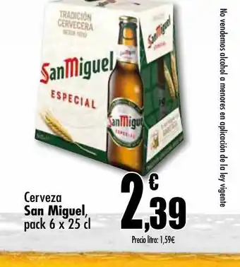 Unide Supermercados Cerveza san miguel oferta