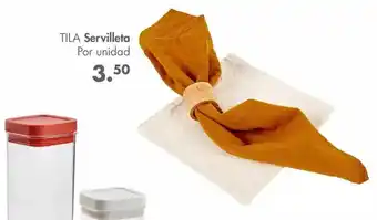 Tila servilleta por