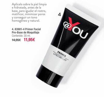 Cristian Lay Primer facial pre-base de maquillaje oferta