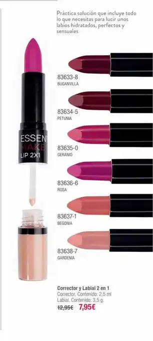Cristian Lay Correctory y labial 2 en 1 oferta