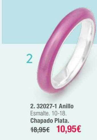 Cristian Lay Anillo esmalte chapado plata oferta