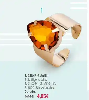 Cristian Lay Anillo dorado oferta