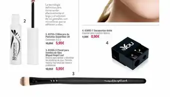 Cristian Lay Máscara de pestañas superfiber 3d pincel para sombra de ojos miguel ángel leal oferta