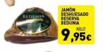 Hiperber Jamón deshuesado Reserva Bedunia oferta