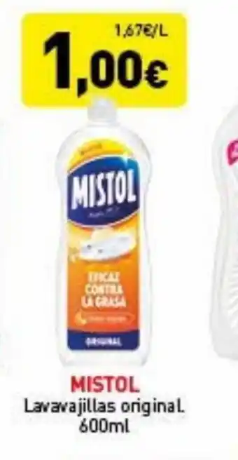 Hiperber Mistol Lavavajillas Original 600ml oferta