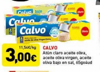 Hiperber Calvo Atún Claro Aceite Oliva Aceite Oliva Virgen Aceite Oliva Bajo En Sal oferta