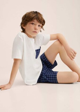 Mango Kids Pijama corto algodón oferta