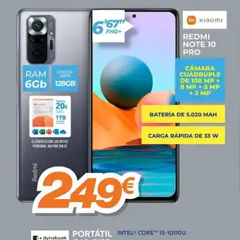 Smartphone redmi note 10 pro