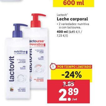 Lidl Leche oferta