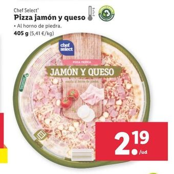 Lidl Pizza jamón y queso oferta