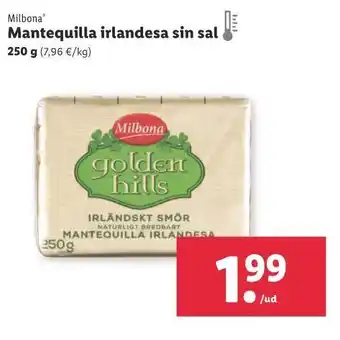 Lidl Mantequilla irlandesa sin sal oferta