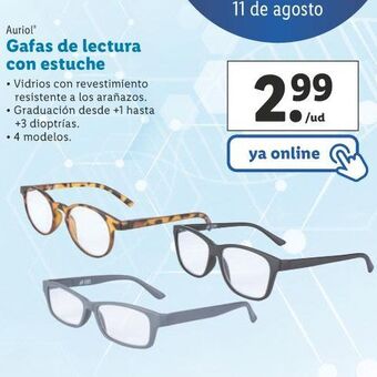 Lidl Gafas de lectura con estuche oferta