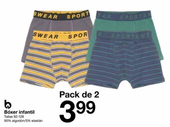 Zeeman Bóxer Infantil oferta
