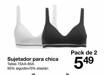 Zeeman Sujetador Para Chica oferta
