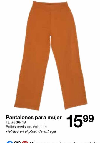 Zeeman Pantalones para mujer oferta