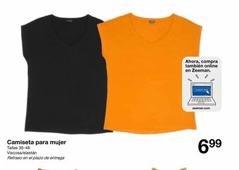 Zeeman Camiseta para mujer oferta