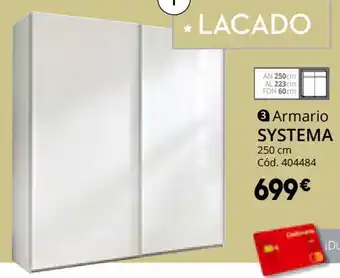 Conforama Systema Armario oferta