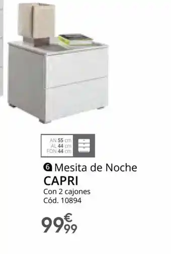 Conforama Capri Mesita de Noche oferta
