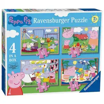 Juguetería Poly Ravensburger peppa pig 4 puzles en caja oferta