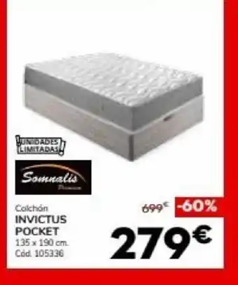 Conforama Invictus Pocket Colchón oferta