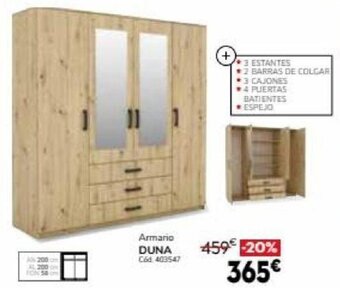 Conforama Duna Armario oferta
