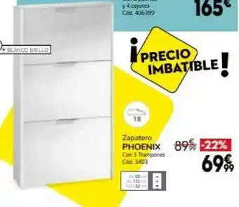 Conforama Phoenix Zapatero oferta