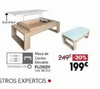 Conforama Flossy Mesa de Centro Elevable oferta
