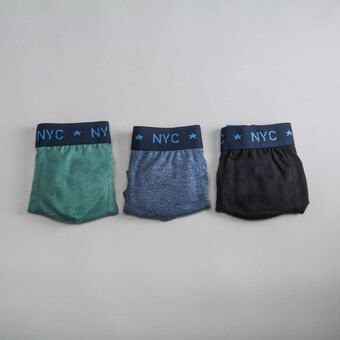 Merkal Pack x3 boxers azul mkl oferta
