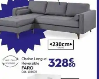 Conforama Faro Chaise Longue Reversible oferta