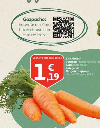 Alcampo Zanahoria oferta