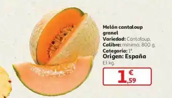 Alcampo Melón cantaloup granel oferta