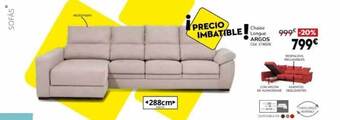 Conforama Chaise longue argos oferta