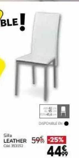 Conforama Silla leather oferta