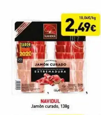 Navidul jamón curado