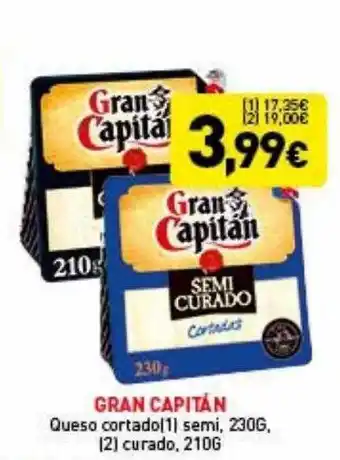 Hiperber Gran capitán queso cortado semi oferta