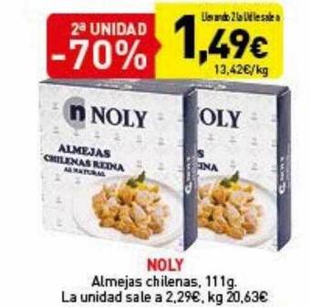 Hiperber Noly almejas chilenas oferta