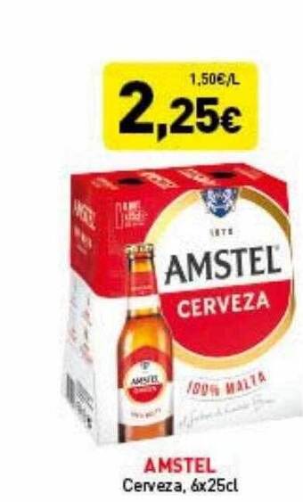Hiperber Amstel cerveza oferta