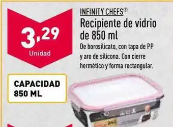 ALDI Infinity chefs recipiente de vidrio de oferta