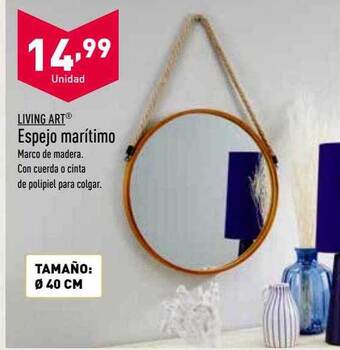 ALDI Living art espejo marítimo oferta