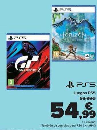 Carrefour Juegos ps5 oferta