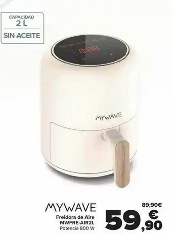 Carrefour Mywave freidora de aire mwfre-air2l oferta