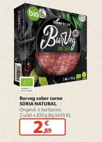 Alcampo Burveg sabor carne soria natural oferta