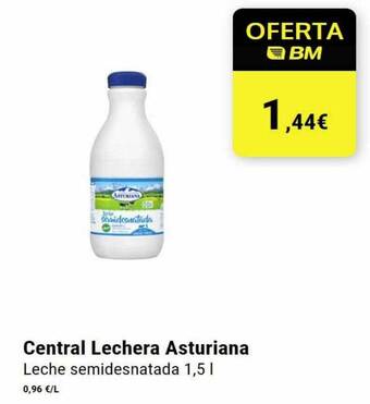 BM Supermercados Central lechera asturiana oferta
