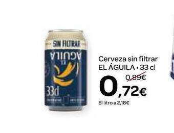 Dialprix Cerveza sin filtrar el águila oferta