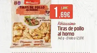 Dialprix Rikissimo tiras de pollo al horno oferta