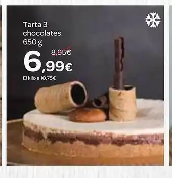 Dialprix Tarta 3 chocolates oferta