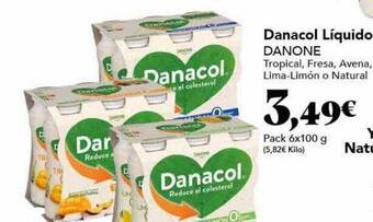Gadis Danacol líquido danone oferta