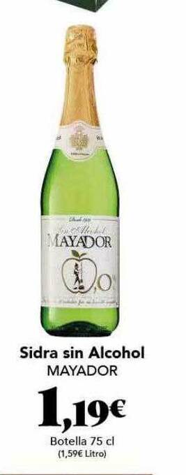 Gadis Sidra sin alcohol mayador oferta