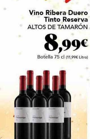 Gadis Vino ribera duero tinto reserva altos de tamarón oferta