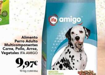 Gadis Alimento perro adulto multicomponentes carne pollo arroz vegetales ifa amigo oferta